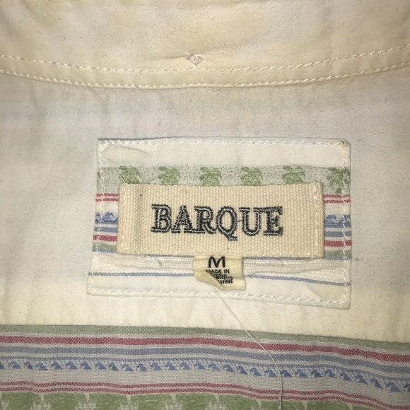 Barque upside down palm trees button down - Picture 5 of 8
